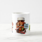 薬を飲むリマインダー コーヒーマグカップ (中央)