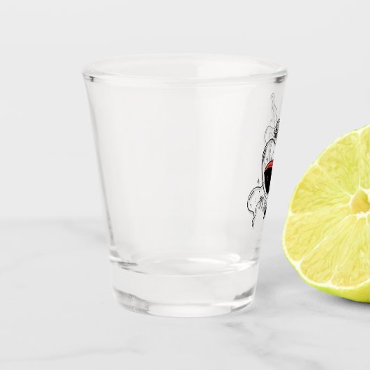 薬を飲む ショットグラス (左)