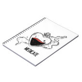 薬を飲む ノートブック (左側)