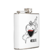 薬を飲む フラスク (右)