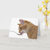 薬を飲め カード (黄色い花)