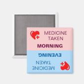 薬を飲んだ時の注意 マグネット (正面/裏面)