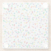 薬ナース薬局医師ピルデザイン ガラスコースター (裏面)