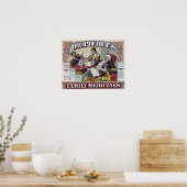 薬ビンテージポスター広告 ポスター (キッチン)