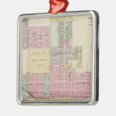 薬ロッジ、カンザスの都市 メタルオーナメント (左)