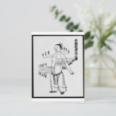 薬中国の学表 ポストカード (スタンド正面)