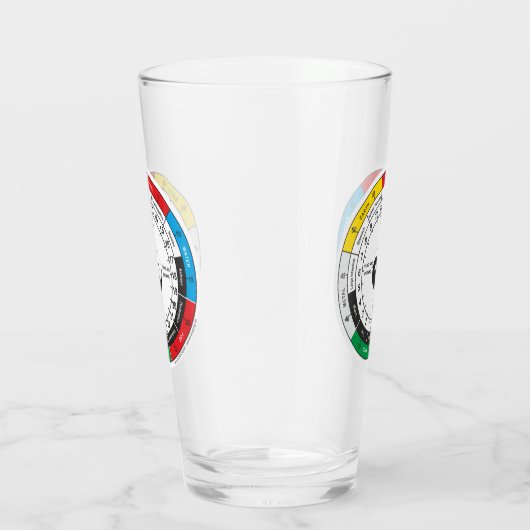 薬伝統的体時計 タンブラーグラス (右)