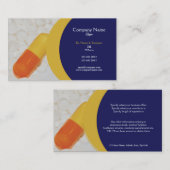 薬剤のタブレットの開業医 名刺 (正面/裏面)