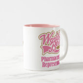 薬剤の代表的なギフト(世界のベスト) ツートーンマグカップ (正面右)