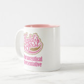 薬剤の代表的なギフト(世界のベスト) ツートーンマグカップ (正面左)