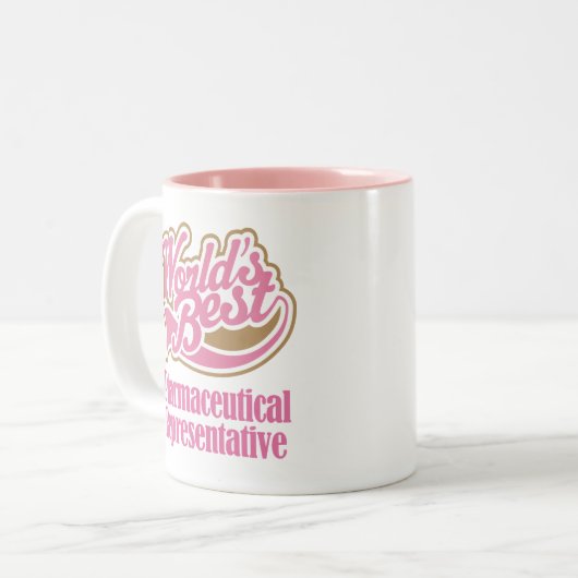 薬剤の代表的なギフト(世界のベスト) ツートーンマグカップ (正面左)