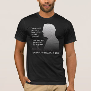 薬剤の合法化のロン・ポール Tシャツ