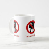 薬剤のRepsのマグ無し コーヒーマグカップ (正面左)