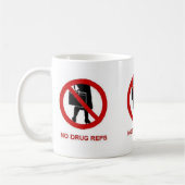 薬剤のRepsのマグ無し コーヒーマグカップ (左)