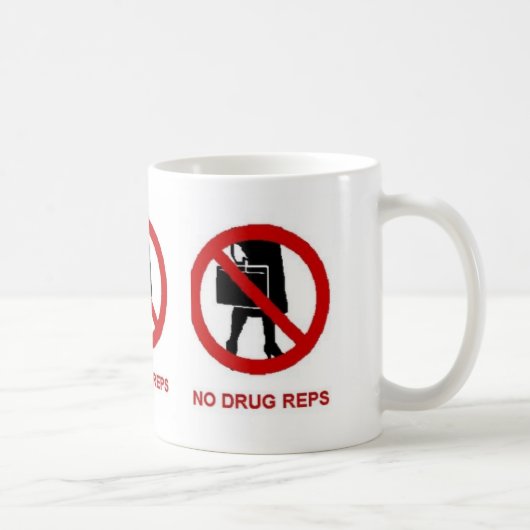 薬剤のRepsのマグ無し コーヒーマグカップ (右)