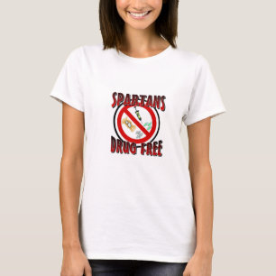 薬剤はspartansを解放します tシャツ