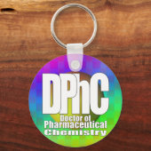 薬剤化学のDPhCのロゴの医者 キーホルダー (正面)