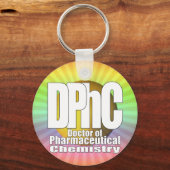 薬剤化学のDPhCのロゴの医者 キーホルダー (正面)