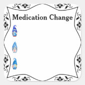 薬剤変更ヘルスジャーナル スクエアシール (正面)