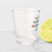 薬剤師おもしろいの素晴らし薬剤師の贈与 ショットグラス (左)