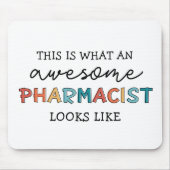 薬剤師おもしろいの素晴らし薬剤師の贈与 マウスパッド (正面)