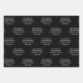 薬剤師おもしろいの素晴らし薬剤師の贈与 ラッピングペーパーシート (正面)