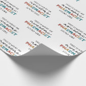 薬剤師おもしろいの素晴らし薬剤師の贈与 ラッピングペーパー (角)