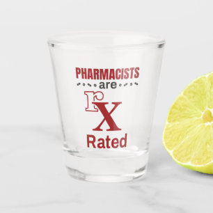 薬剤師おもしろいはRX定格 ショットグラス