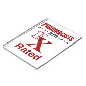 薬剤師おもしろいはRX定格 ノートブック (左側)