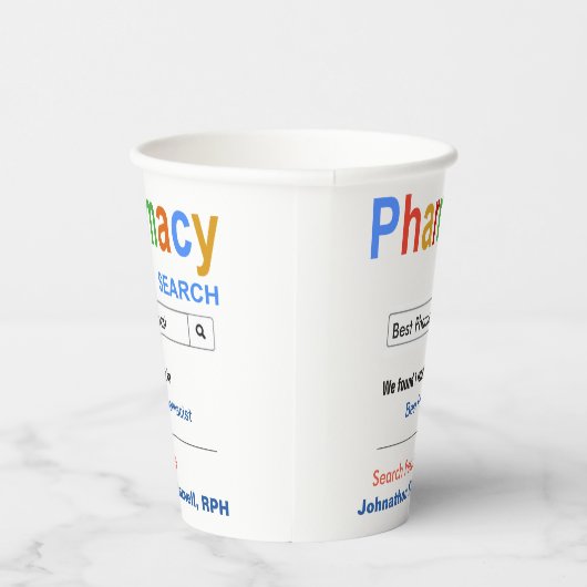 薬剤師おもしろいカスタム最高のの贈与 紙コップ (右)