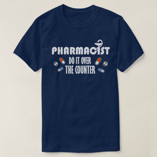 薬剤師おもしろいギフト薬局技術製品1 Tシャツ (デザイン正面)