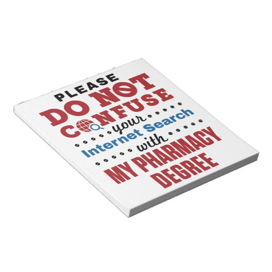 薬剤師おもしろい引用文薬学学位 ノートパッド (アングル)