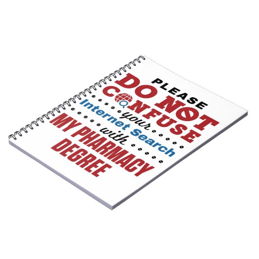 薬剤師おもしろい引用文薬学学位 ノートブック (左側)