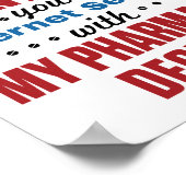 薬剤師おもしろい引用文薬学学位 ポスター (角)