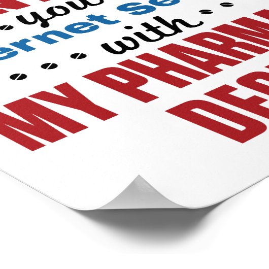 薬剤師おもしろい引用文薬学学位 ポスター (角)