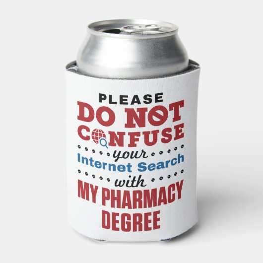 薬剤師おもしろい引用文薬学学位 缶クーラー (缶正面)