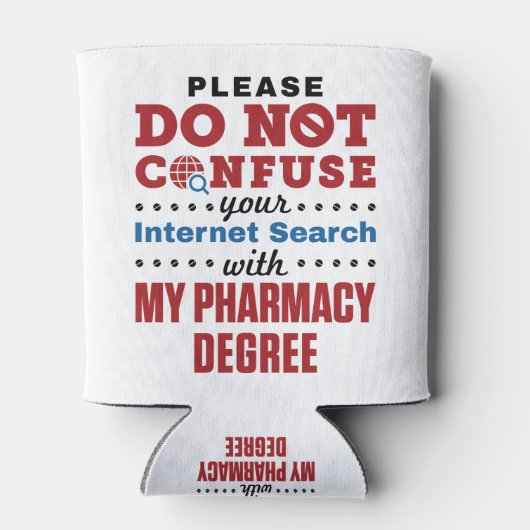 薬剤師おもしろい引用文薬学学位 缶クーラー (裏面)