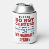 薬剤師おもしろい引用文薬学学位 缶クーラー (缶裏面)