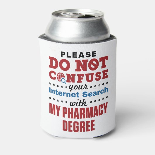 薬剤師おもしろい引用文薬学学位 缶クーラー (缶裏面)