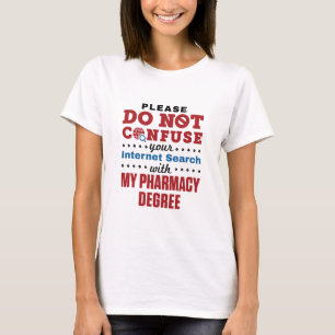 薬剤師おもしろい引用文薬学学位 Tシャツ