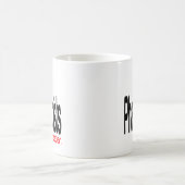 薬剤師がよりよい冗談を言う コーヒーマグカップ (中央)