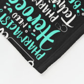 薬剤師が必要なため薬剤師 フリースブランケット (角)