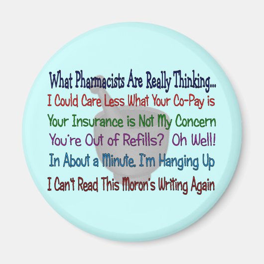 薬剤師が本当に考えるは マグネット (正面)