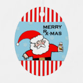 薬剤師が集めるクリスマス メタルオーナメント (正面)