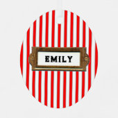 薬剤師が集めるクリスマス メタルオーナメント (裏面)