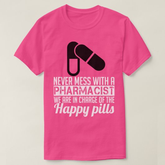 薬剤師と混同するな Tシャツ (デザイン正面)