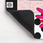 薬剤師のお洒落な花 マウスパッド (コーナー)