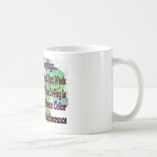 薬剤師のことわざのコーヒー・マグ コーヒーマグカップ (右)