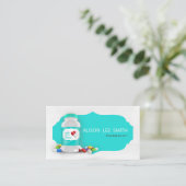 薬剤師のアクアマリン 名刺 (スタンド正面)