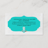 薬剤師のアクアマリン 名刺 (裏面)